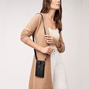Fossil Vada Leather Phone Crossbody Bag